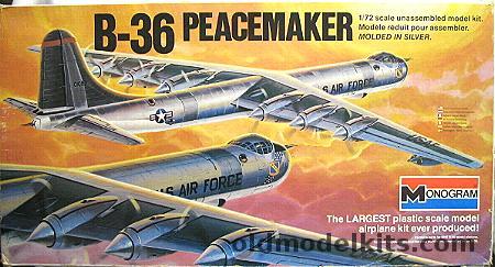 Monogram 1/72 B-36 Peacemaker - Bagged, 5703 plastic model kit